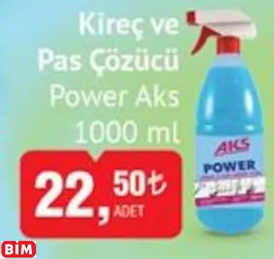 POWER AKS KİREÇ VE PAS ÇÖZÜCÜ POWER AKS KİREÇ VE PAS ÇÖZÜCÜ